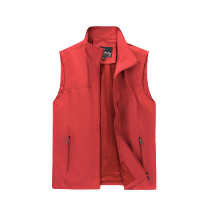 Men’s Lightweight Softshell Vest for Outdoor Sports