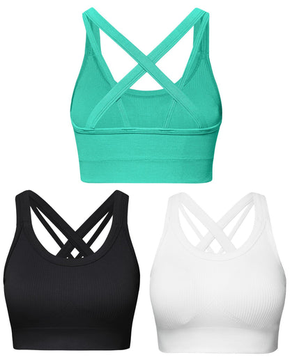 Women’s High Support Criss-Cross Back Sports Bra