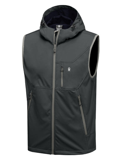 Men’s Lightweight Softshell Vest for Outdoor Sports