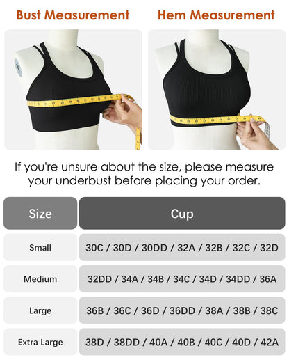 Women’s High Support Criss-Cross Back Sports Bra