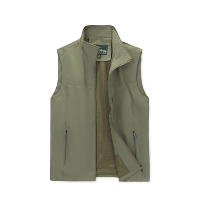 Men’s Lightweight Softshell Vest for Outdoor Sports