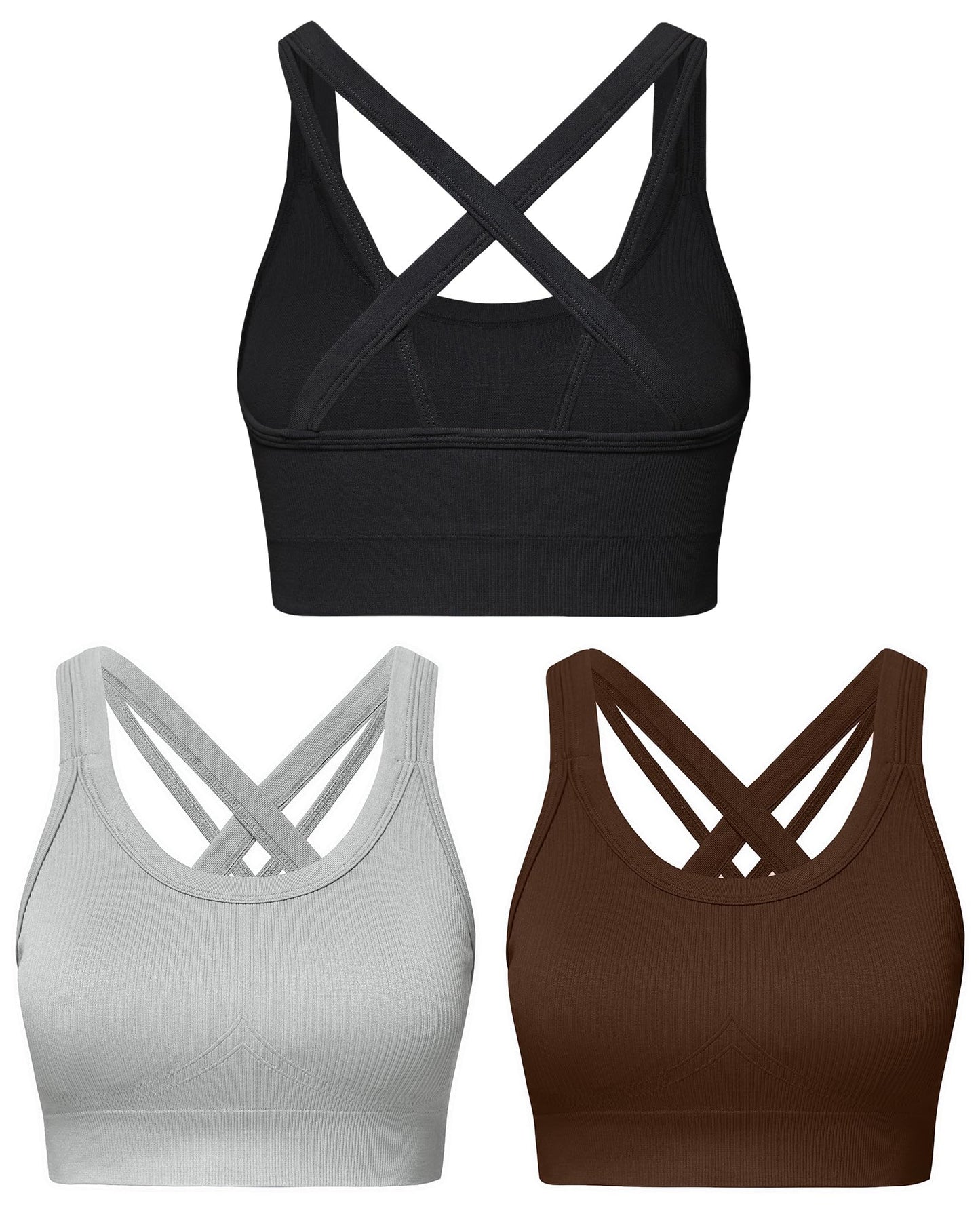 Women’s High Support Criss-Cross Back Sports Bra