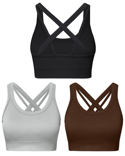 Women’s High Support Criss-Cross Back Sports Bra