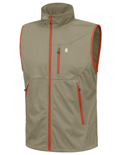Men’s Lightweight Softshell Vest for Outdoor Sports