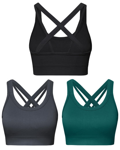 Women’s High Support Criss-Cross Back Sports Bra