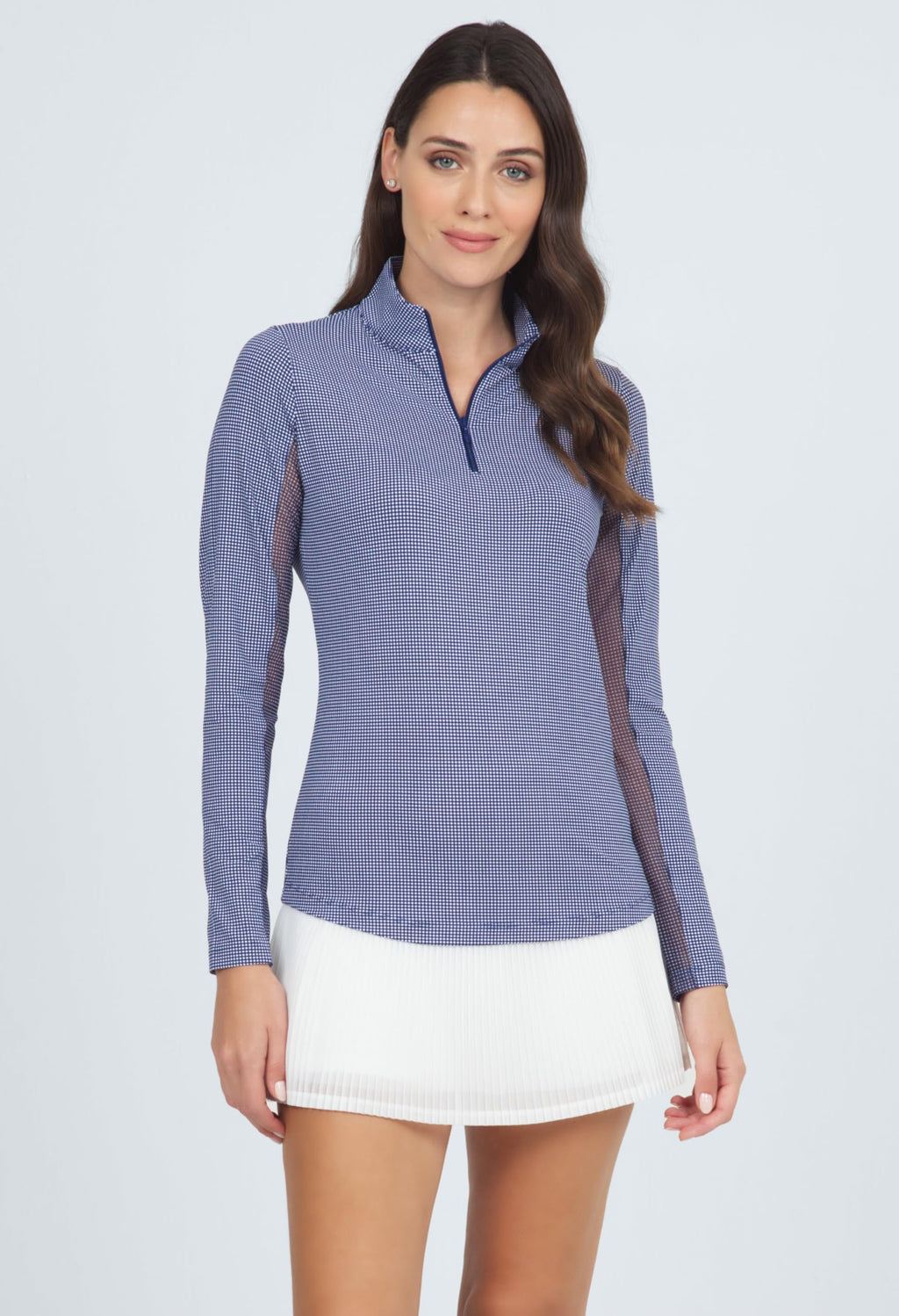 Women’s UPF 50+ Cooling Long Sleeve Mock Neck Top