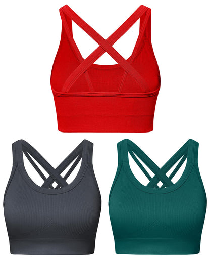 Women’s High Support Criss-Cross Back Sports Bra