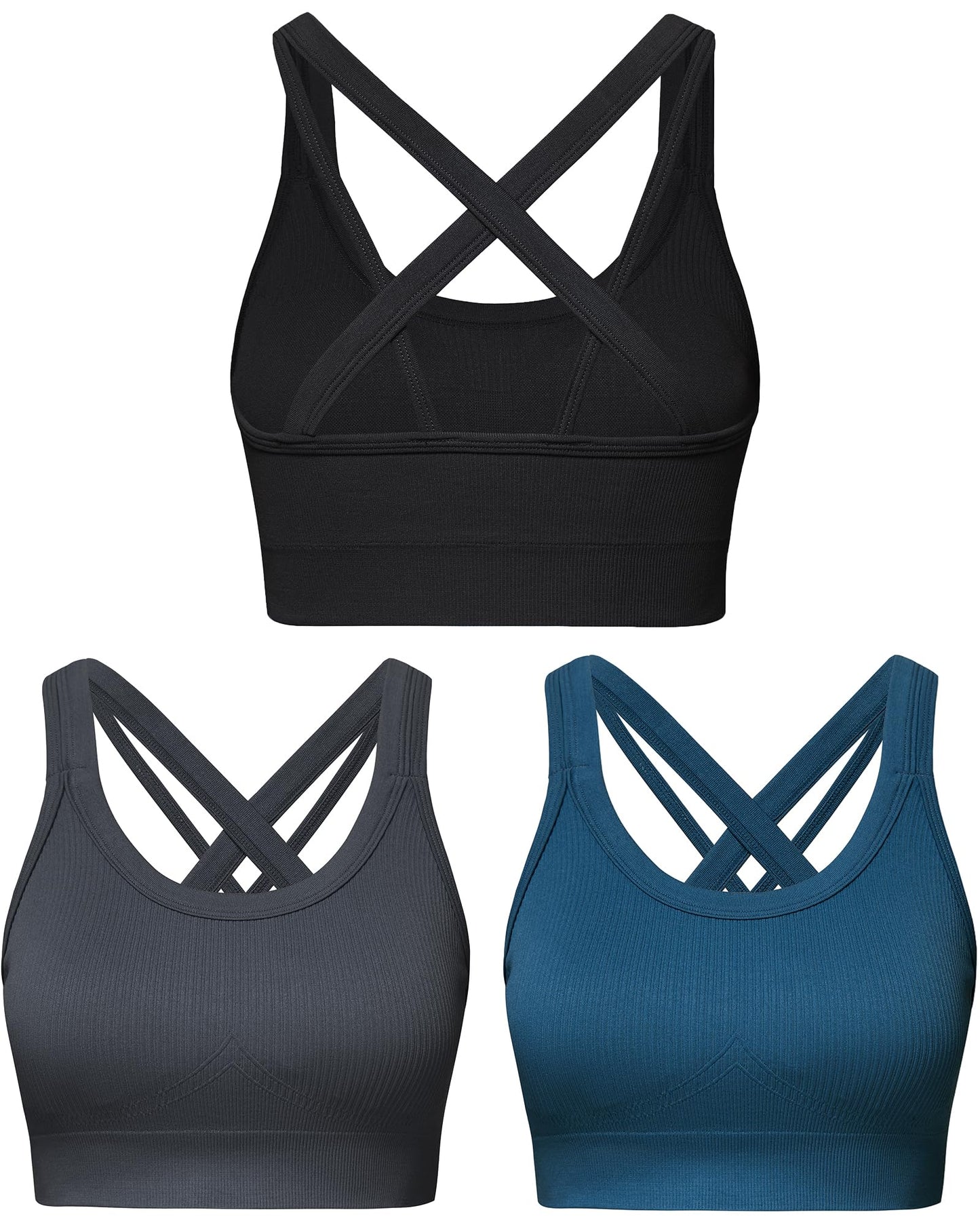 Women’s High Support Criss-Cross Back Sports Bra