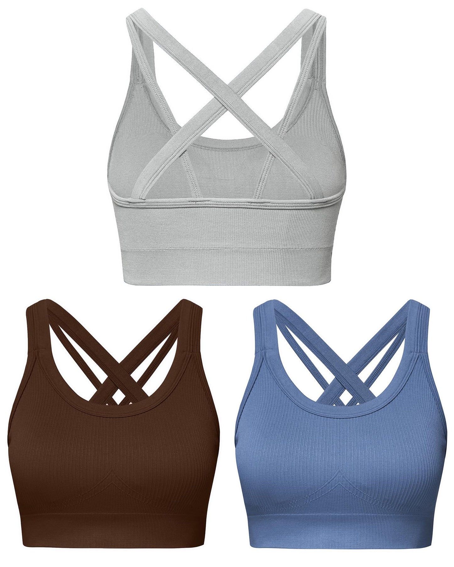 Women’s High Support Criss-Cross Back Sports Bra