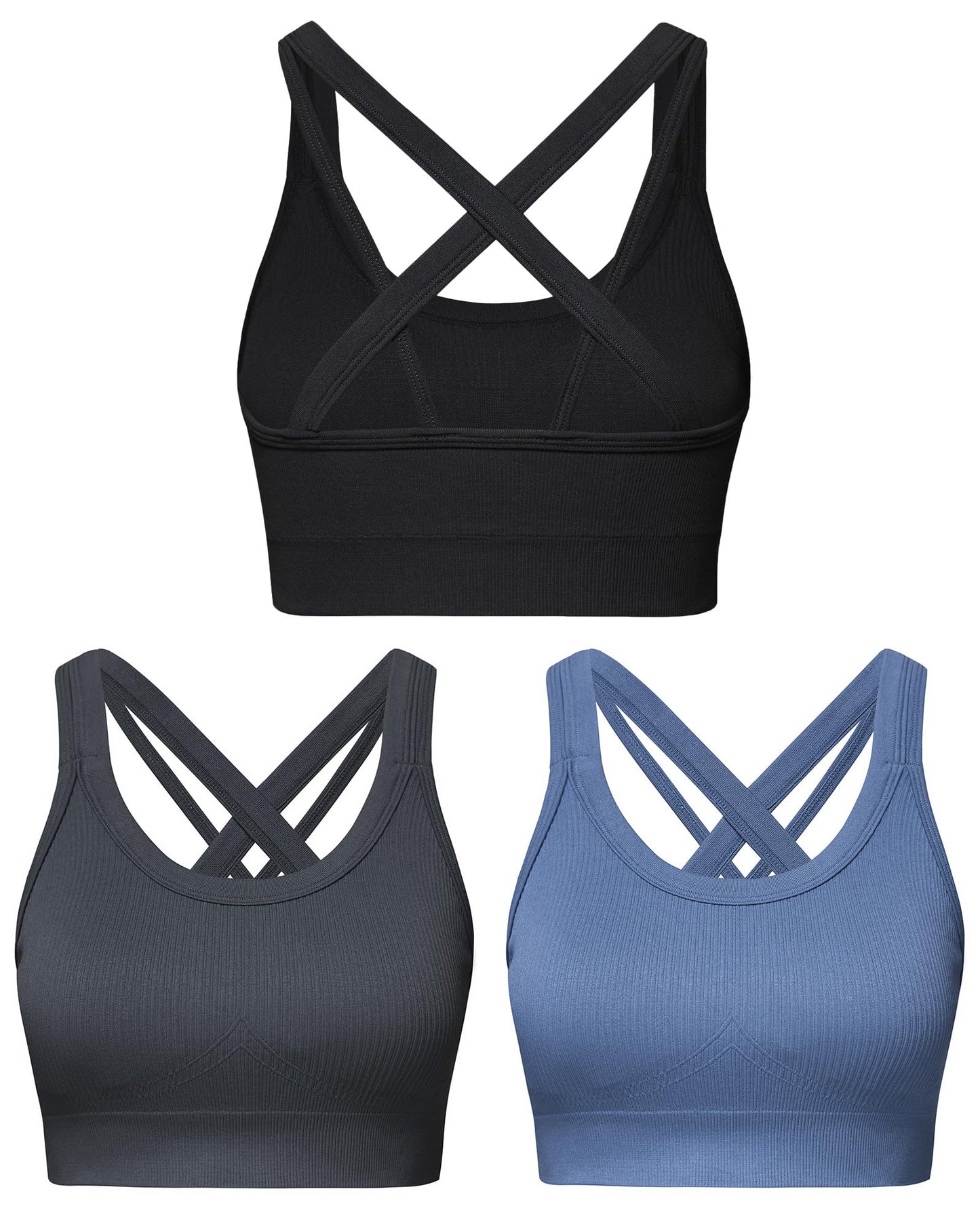 Women’s High Support Criss-Cross Back Sports Bra