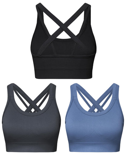 Women’s High Support Criss-Cross Back Sports Bra