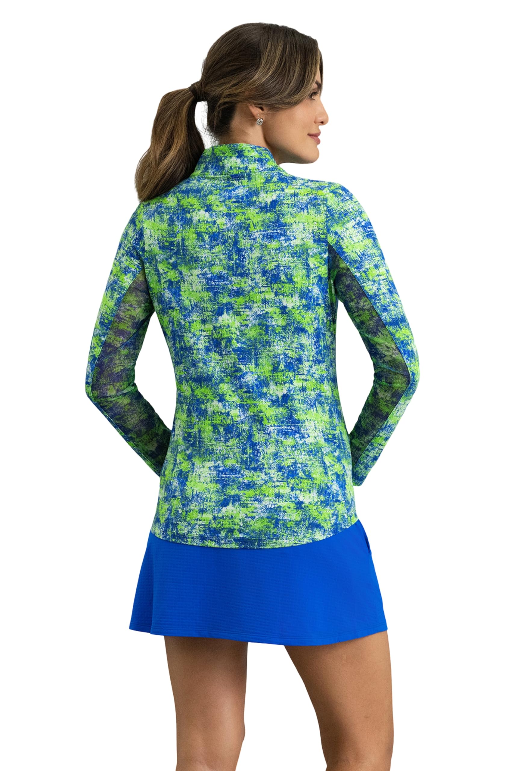 Women’s UPF 50+ Cooling Long Sleeve Mock Neck Top