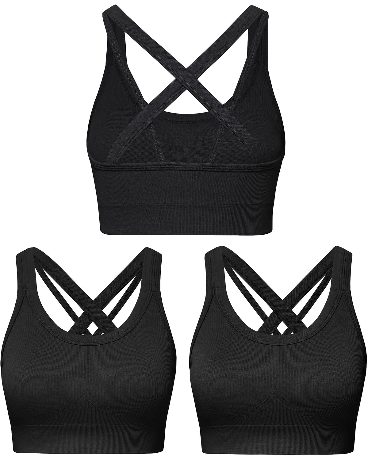 Women’s High Support Criss-Cross Back Sports Bra