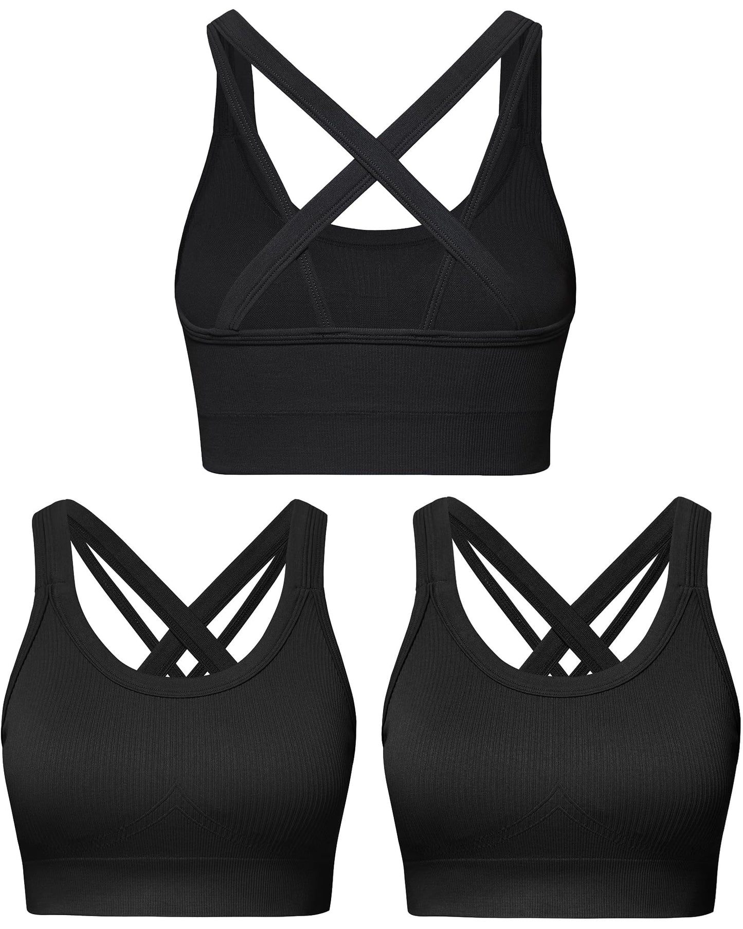 Women’s High Support Criss-Cross Back Sports Bra