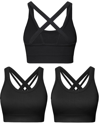 Women’s High Support Criss-Cross Back Sports Bra
