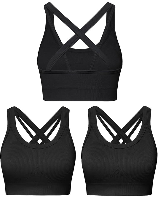 Women’s High Support Criss-Cross Back Sports Bra