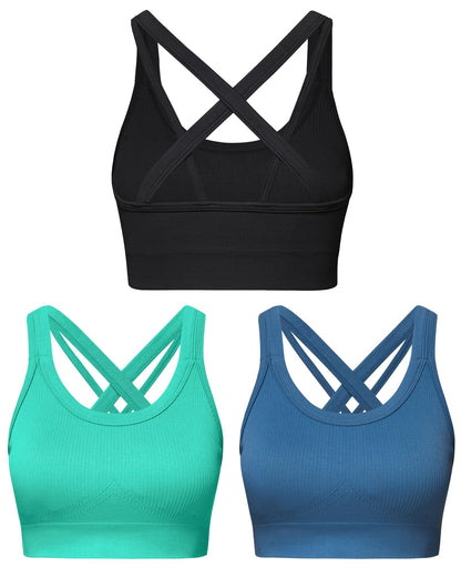 Women’s High Support Criss-Cross Back Sports Bra
