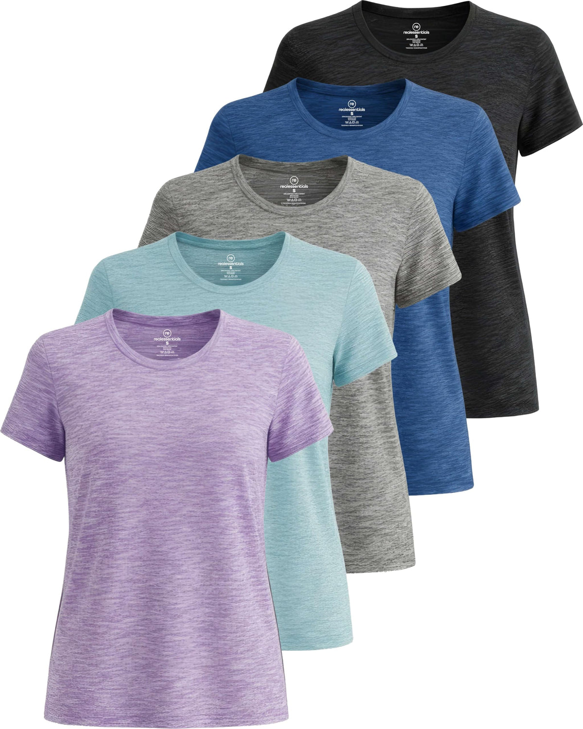 Women’s 5-Pack Short Sleeve Workout Tops