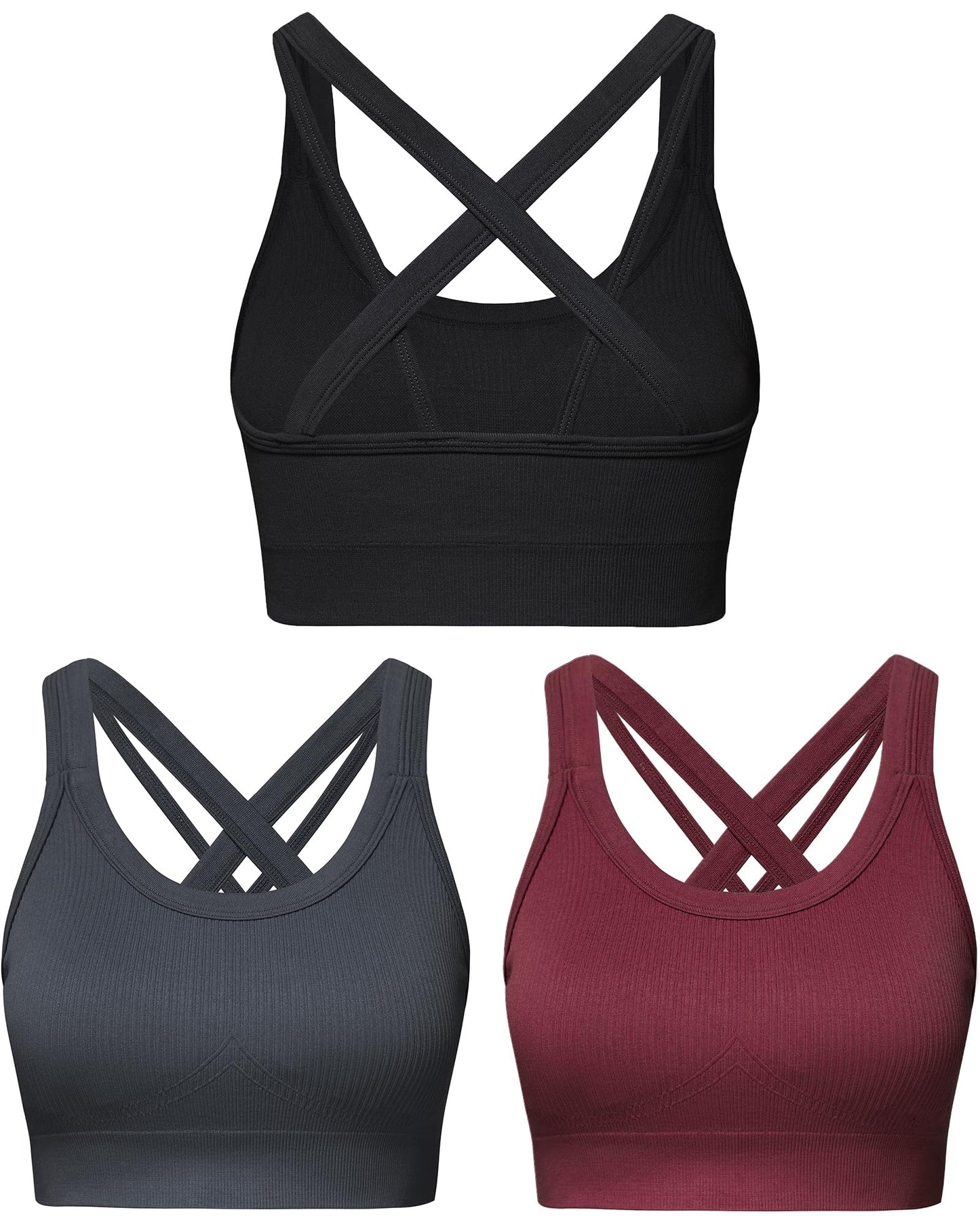 Women’s High Support Criss-Cross Back Sports Bra